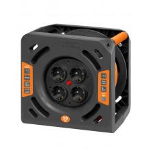 Удлинитель силовой на катушке ЛЮКС УКз16-004 (4 места/50м ПВС 3х1,5)  SQ1301-0836  TDM