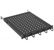 ITK by ZPAS Полка стац. 19" 1U орг. щет. 120кг 750мм черн.  ZP-FS05-U-1U-78  ITK