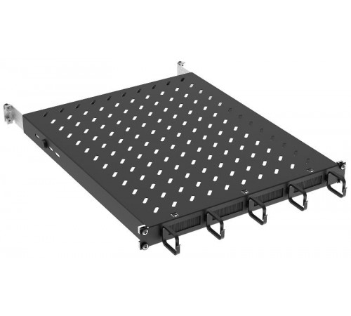 ITK by ZPAS Полка стац. 19" 1U орг. щет. 120кг 750мм черн.  ZP-FS05-U-1U-78  ITK