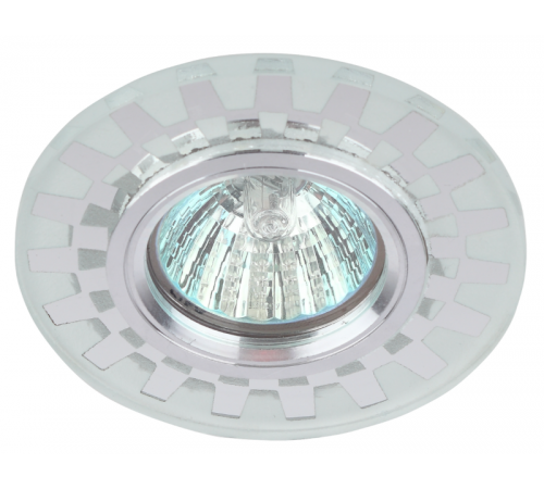 Светильник точечный декоративный DK LD47 SL /1 cо светодиодной подсветкой MR16, зеркальный (50/1800)  Б0048941  ЭРА