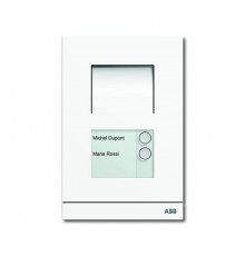 Станция вызывная, аудио, двухклавишная, цвет белый матовый  8300-0-0087   2CKA008300A0087  ABB