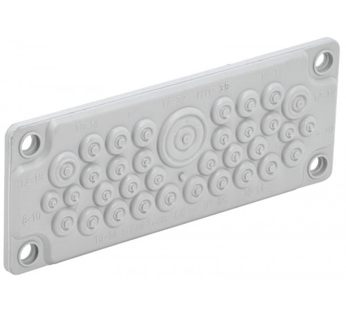 TITAN Ввод кабельный мембранный 35 отв. d=7-32мм IP65 серый   TI-00D-MC-035-65  IEK