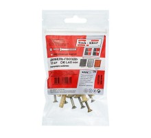 Дюбель-гвоздь 6L40 гриб. манжета (нейлон) (12 шт) - пакет ( 0,048 кг)  102938  Tech-KREP