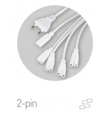 Разветвитель сетевой для фитолампы  FITO 5х IEC C7 (2 pin) 2 м для подключения 5 светильников  Б0060525  ЭРА