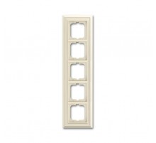 Рамка 5-постовая, серия Династия, Слоновая кость  1754-0-4604   2CKA001754A4604  ABB
