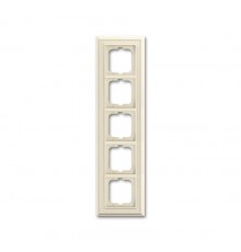 Рамка 5-постовая, серия Династия, Слоновая кость  1754-0-4604   2CKA001754A4604  ABB
