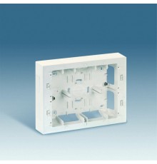 Simon 27 Коробка для наружного монтажа накладки 27722-35, 250х193х53мм, белый  27866-65  Simon