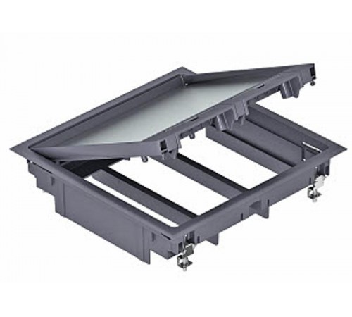 Лючок GES9 U для установки в OKA/T 12xModul45 (полиамид, серый)  7402290  OBO Bettermann