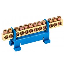 Шина N ноль на DIN-изоляторе тип Стойка ШНИ-6х9-12-С-С  YNN10-69-12P-K07  IEK