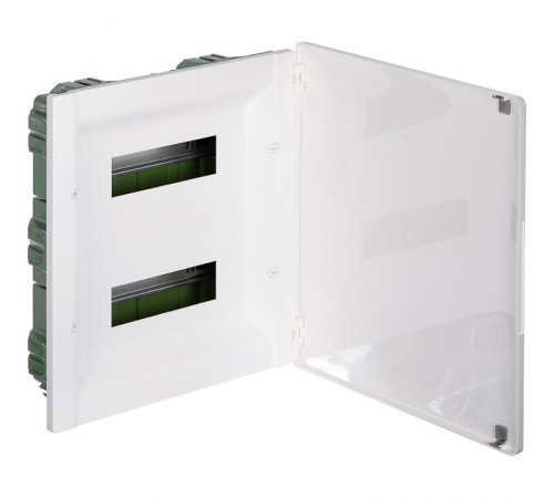 Practibox3 встраиваемый белая дверь 2х12м земля  401713  Legrand