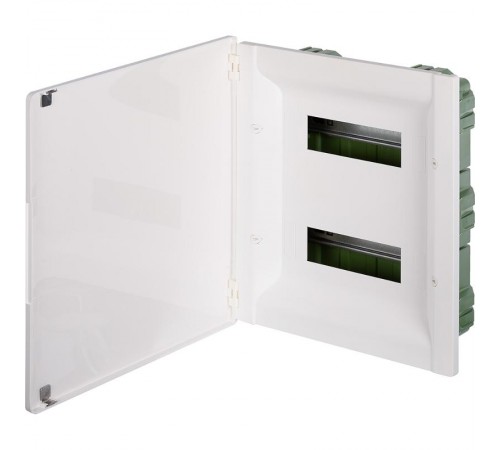 Practibox3 встраиваемый белая дверь 2х12м земля  401713  Legrand