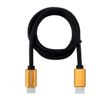 Кабель REXANT HDMI - HDMI 2.0 длина 1 метр (GOLD) 17-6102  REXANT