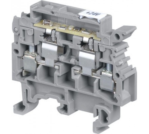 Клемма M4/8.SFD винт 4мм.кв., держатель предохранителя 5х20, 5х25 мм, индикатор сгор. предохран. LED24В  1SNA115663R2300  TE