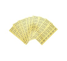 Наклейка знак электробезопасности "220 В" 35х100 мм 70шт.  56-0007-2  REXANT