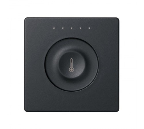 Сенсорный 1-кл выключатель с тематической маркировкой Т3, регулирования, графит  8000615-038  Simon