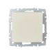 BRITE Выключатель 1-клавишный перекрестный 10А ВС10-1-3-БрКр бежевый  BR-V13-0-10-K10  IEK