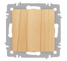 Выключатель Intro Accent 6-101-11 , 10А-250В, IP20, СУ, AL/CU, сосна  Б0063426  Intro