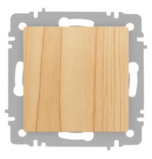 Выключатель Intro Accent 6-101-11 , 10А-250В, IP20, СУ, AL/CU, сосна  Б0063426  Intro