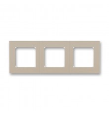 ABB Levit Кофе макиато / белый Рамка 3-ая  3901H-A05030 18W  2CHH015030A6018  ABB