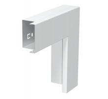 Плоский угол с крышкой кабельного канала LKM 40x60 мм (сталь,белый) (LKM F40060RW)  6249000  OBO Bettermann