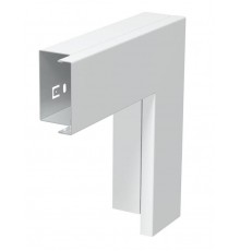 Плоский угол с крышкой кабельного канала LKM 40x60 мм (сталь,белый) (LKM F40060RW)  6249000  OBO Bettermann