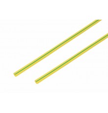 Термоусадка 4,0 / 2,0 мм, желто-зеленая (1м)  20-4007  REXANT