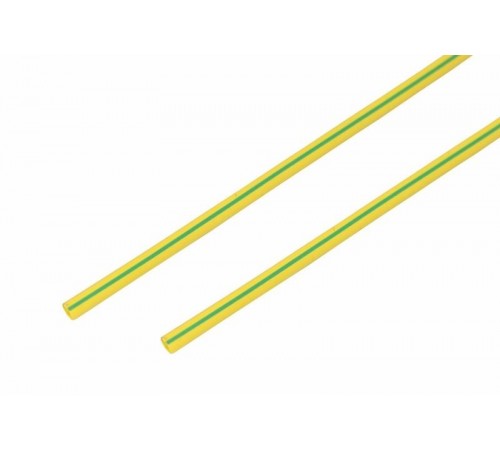 Термоусадка 4,0 / 2,0 мм, желто-зеленая (1м)  20-4007  REXANT
