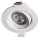Светильник светодиодный Downlight встраиваемый поворотный PSP-R 9044 7W White 3000K 38° круг/поворот IP40 белый  .5022836  Jazzway