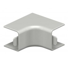 Крышка внутреннего угла кабельного канала WDK 20x20 мм (ПВХ,серый) (WDK HI20020GR)  6158226  OBO Bettermann