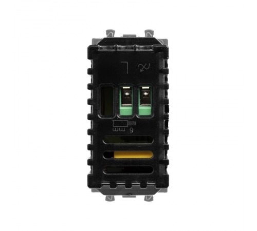 Диммер поворотный модульный, "Avanti", "Закаленная сталь", 1 модуль  4404131  DKC