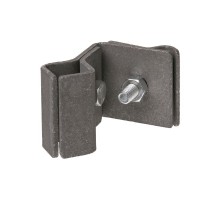 Держатель фальцевый стальной зажим 45х60 мм для прута 6-10 мм, гор.цинк   SQ2402-3279  TDM