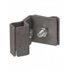 Держатель фальцевый стальной зажим 45х60 мм для прута 6-10 мм, гор.цинк   SQ2402-3279  TDM