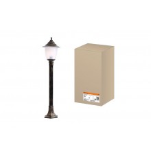 Светильник садово-парковый Прага Эл-11-73-100Б 60 Вт Е27 напольный на стойке h-1.0 м бронза  SQ0330-0517  TDM