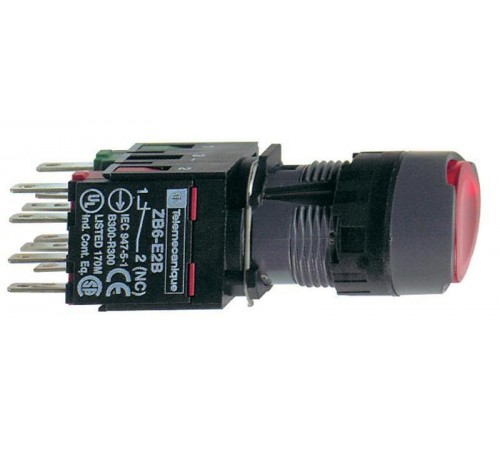 КНОПКА 16ММ КРАСНАЯ С ПОДСВЕТКОЙ XB6AF4B5B  XB6AF4B5B  Schneider Electric