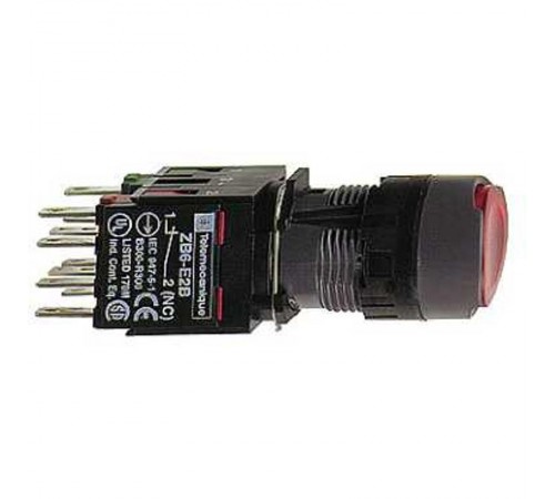КНОПКА 16ММ КРАСНАЯ С ПОДСВЕТКОЙ XB6AF4B5B  XB6AF4B5B  Schneider Electric