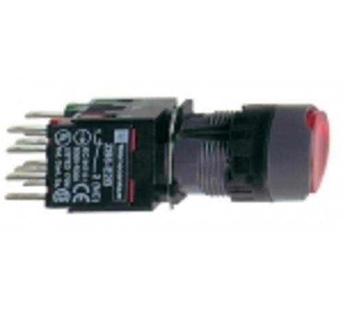 КНОПКА 16ММ КРАСНАЯ С ПОДСВЕТКОЙ XB6AF4B5B  XB6AF4B5B  Schneider Electric