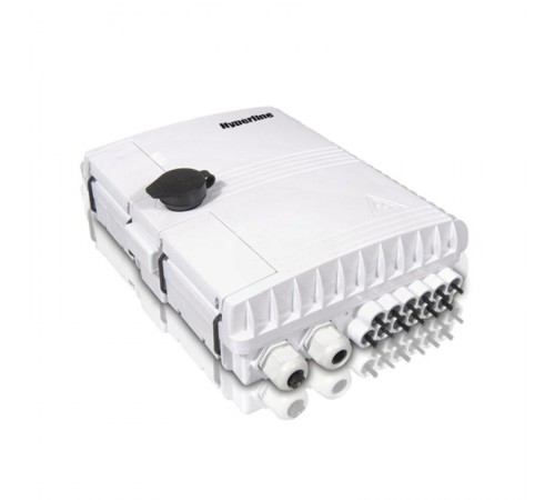 Бокс оптич.FO-WBI-12A-GY настенный,12 портов(SC,duplex LC),без пигт.и прох.ад.,IP65,250х190х39мм,сер.  358586  Hyperline