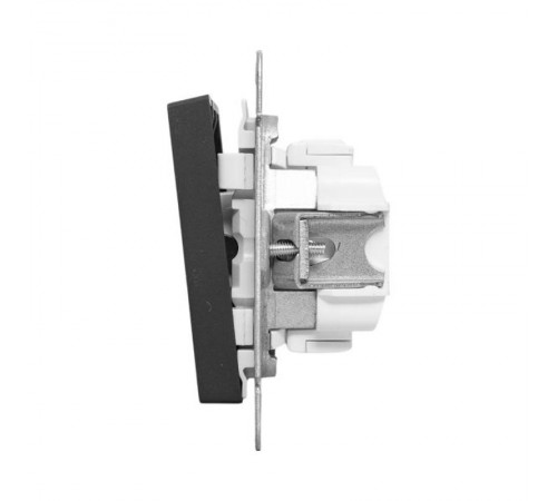 Механизм выключателя, трёхклавишный, чёрный Эпика EKF  UP1-SWB-31  EKF