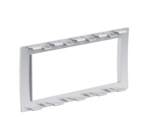 Рамка универсальная на 4 модуля, цвет серый металлик  F00013G  DKC