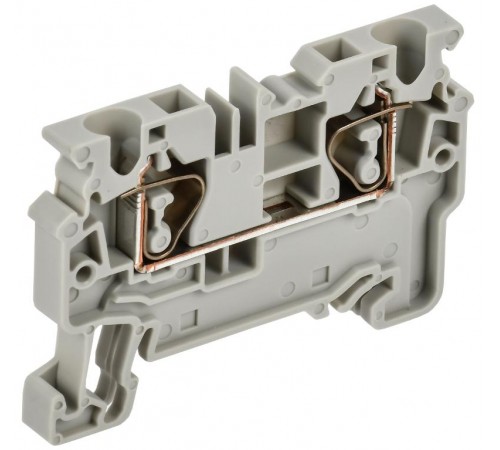 ARMAFIX Клемма пруж. CX4 4мм2 проходная серая  AF-CT40-00-K03-004  IEK