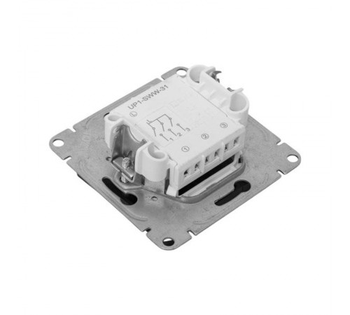 Механизм выключателя, трёхклавишный, чёрный Эпика EKF  UP1-SWB-31  EKF