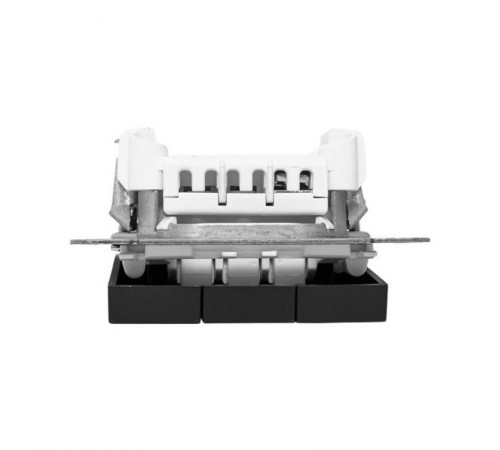 Механизм выключателя, трёхклавишный, чёрный Эпика EKF  UP1-SWB-31  EKF