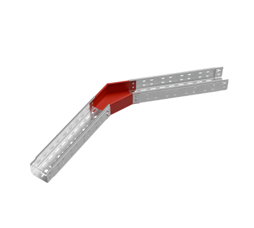 Угол горизонтальный 45 гр. 80х100 мм "ПЛЮС" HD  GLplus45-80-100 HD   КМ-профиль