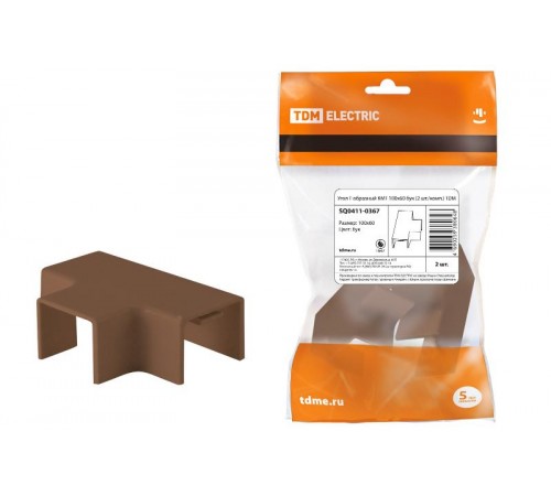 Угол Т-образный КМТ 100х60 бук (2 шт./комп.)  SQ0411-0367  TDM