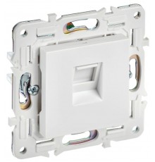 SKANDY Розетка компьютерная RJ45 кат.5E SK-K01W арктический белый  SK-K10-1-K01  IEK