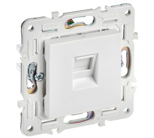 SKANDY Розетка компьютерная RJ45 кат.5E SK-K01W арктический белый  SK-K10-1-K01  IEK