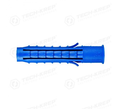 Дюбель распорный 12х70 шипы+усы (100 шт) - пакет ( 0,539 кг)  132437  Tech-KREP