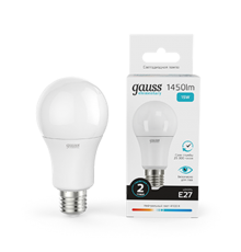 Лампа светодиодная LED 15Вт E27 220В 4100К Elementary A60  23225  Gauss