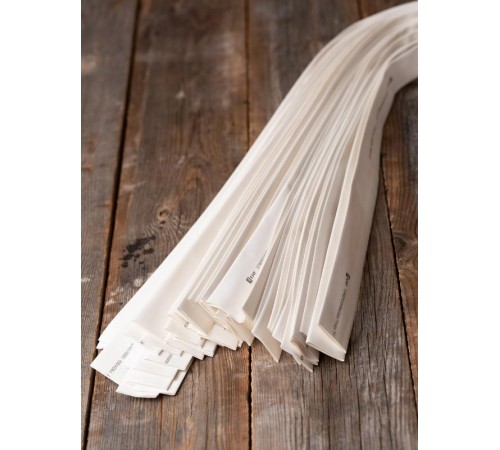 Термоусаживаемая трубка ТУТ нг 16/8 белая EKF PROxima  tut-16-w-1m  EKF