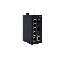 Неуправляемый промышленный коммутатор Ethernet, 6x10/100BaseT, 2x100BaseX SFP  NSETU108T06X02B  SE